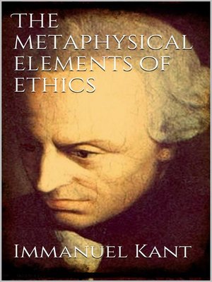 cover image of The Metaphysical Elements of Ethics